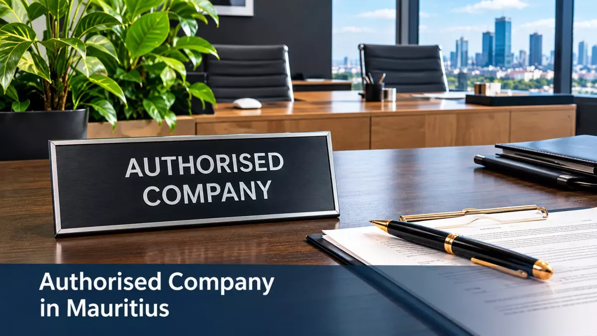 Authorised Company in Mauritius 